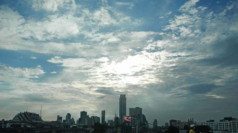 Bangkok in der Dämmerung