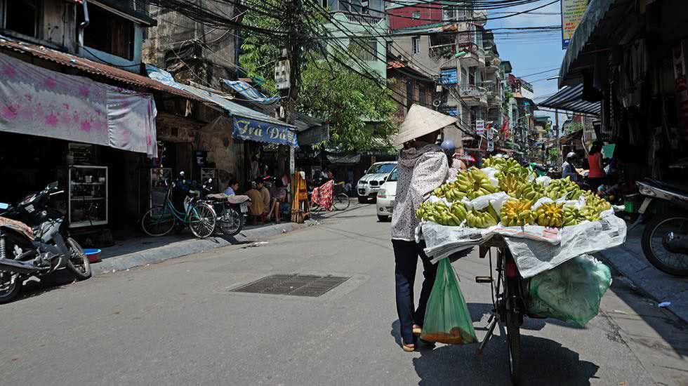 Straßenhändler in Vietnam
