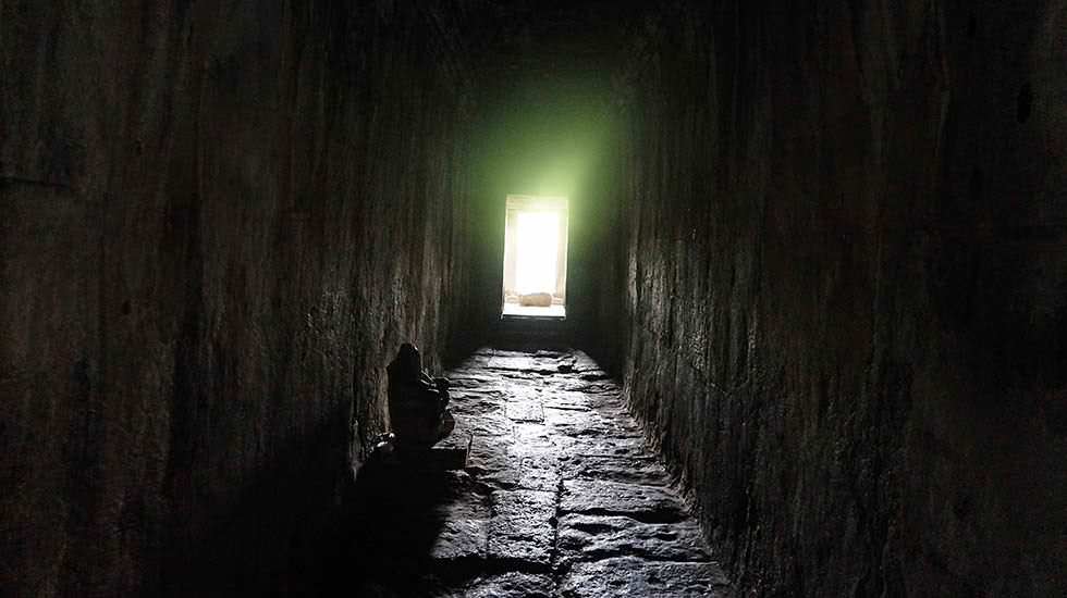 Tunnel in Angkor Wat