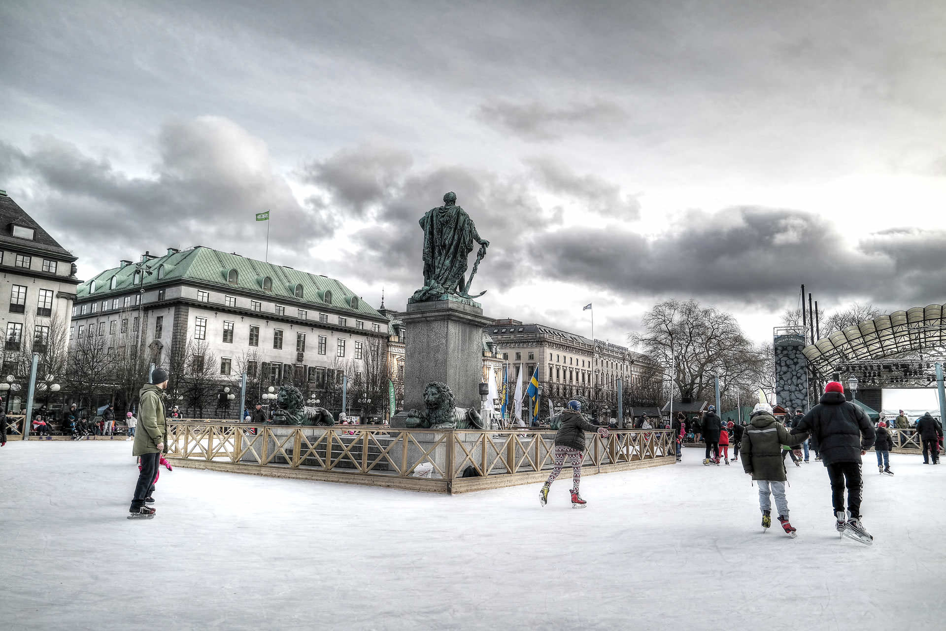 Stockholm im Winter