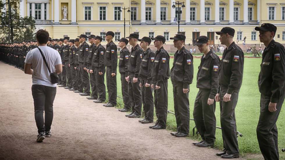 Soldaten in St. Petersburg