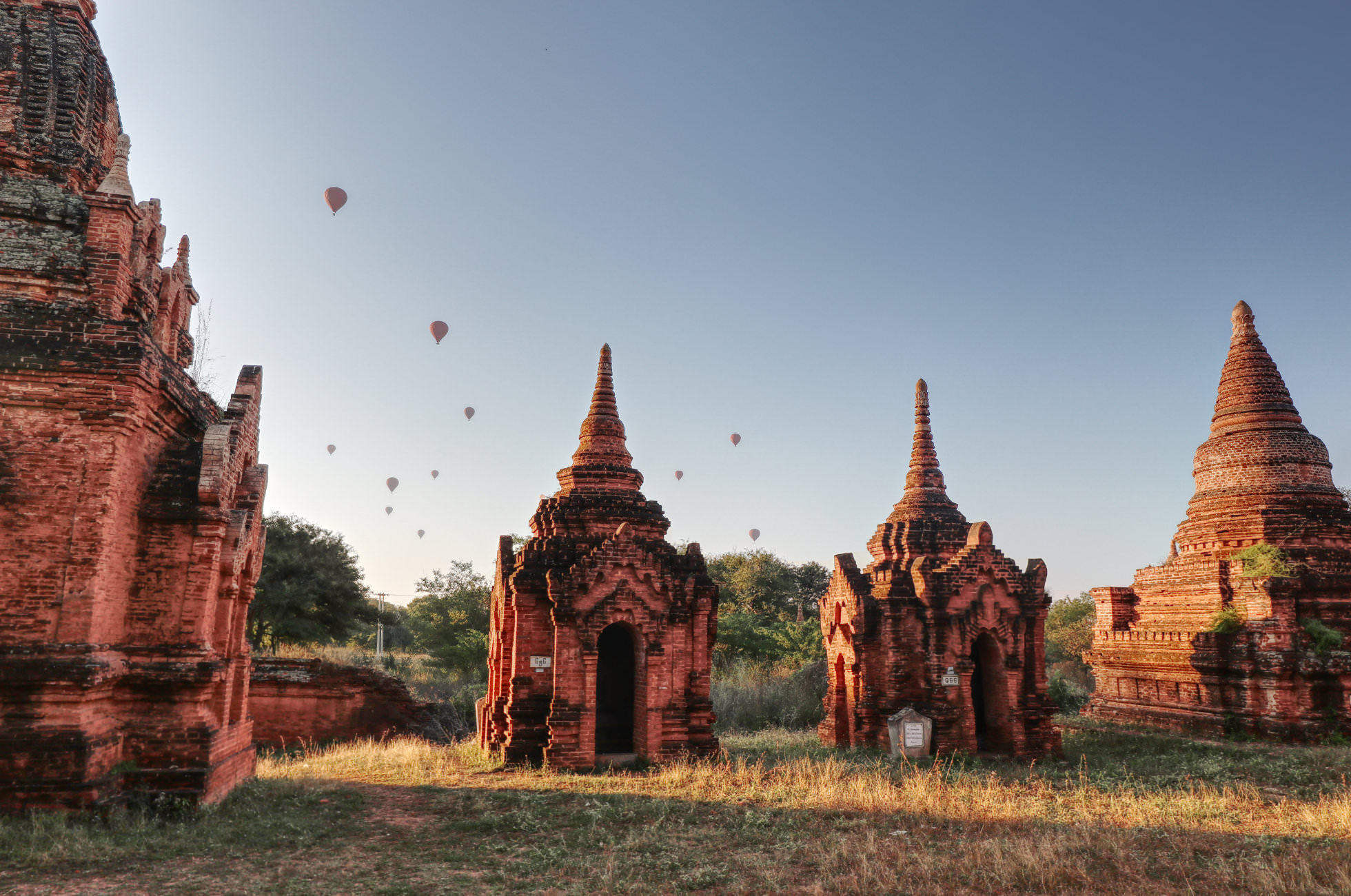 Heißluftballon Bagan