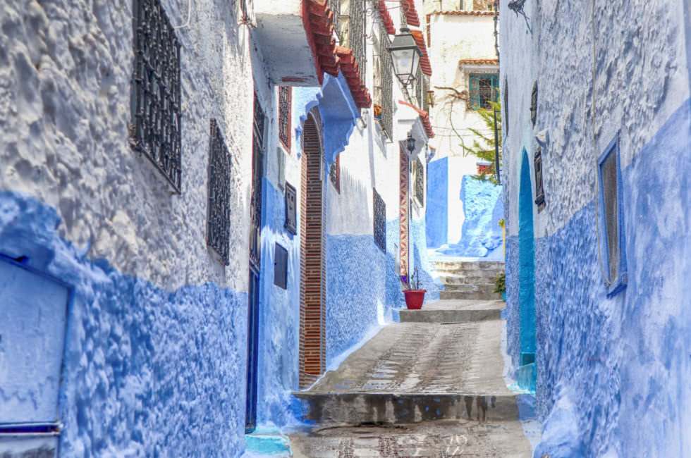 Gasse in Chefchaouen